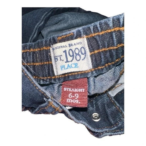 NWOT Children’s Place straight leg  jeans size 6-9m - Picture 2 of 4